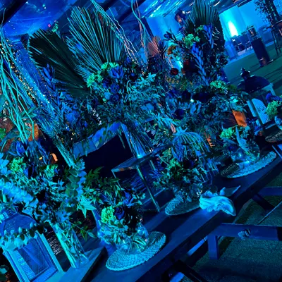 Decoración aérea evento